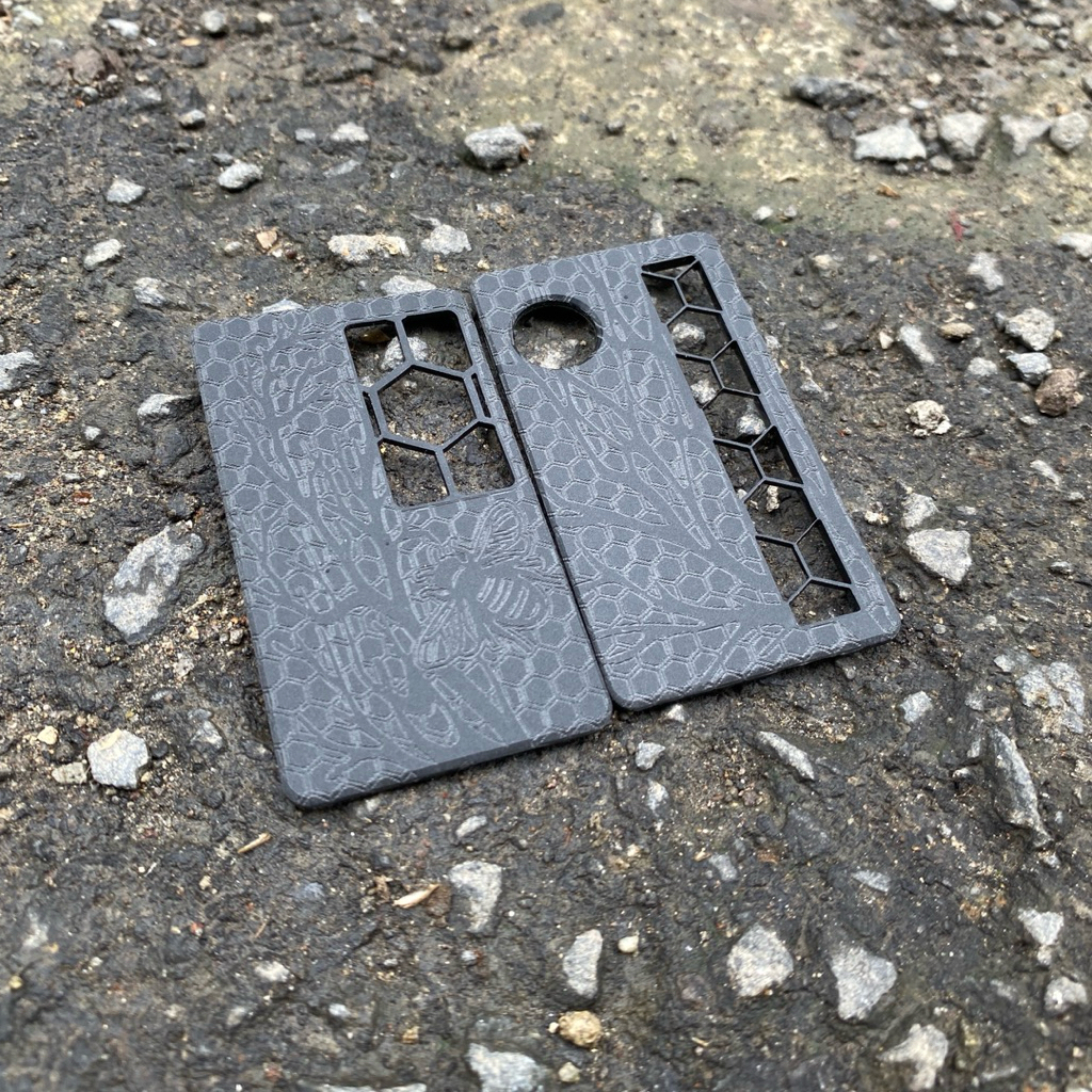 panel akrilik casing pc peindung dotv2