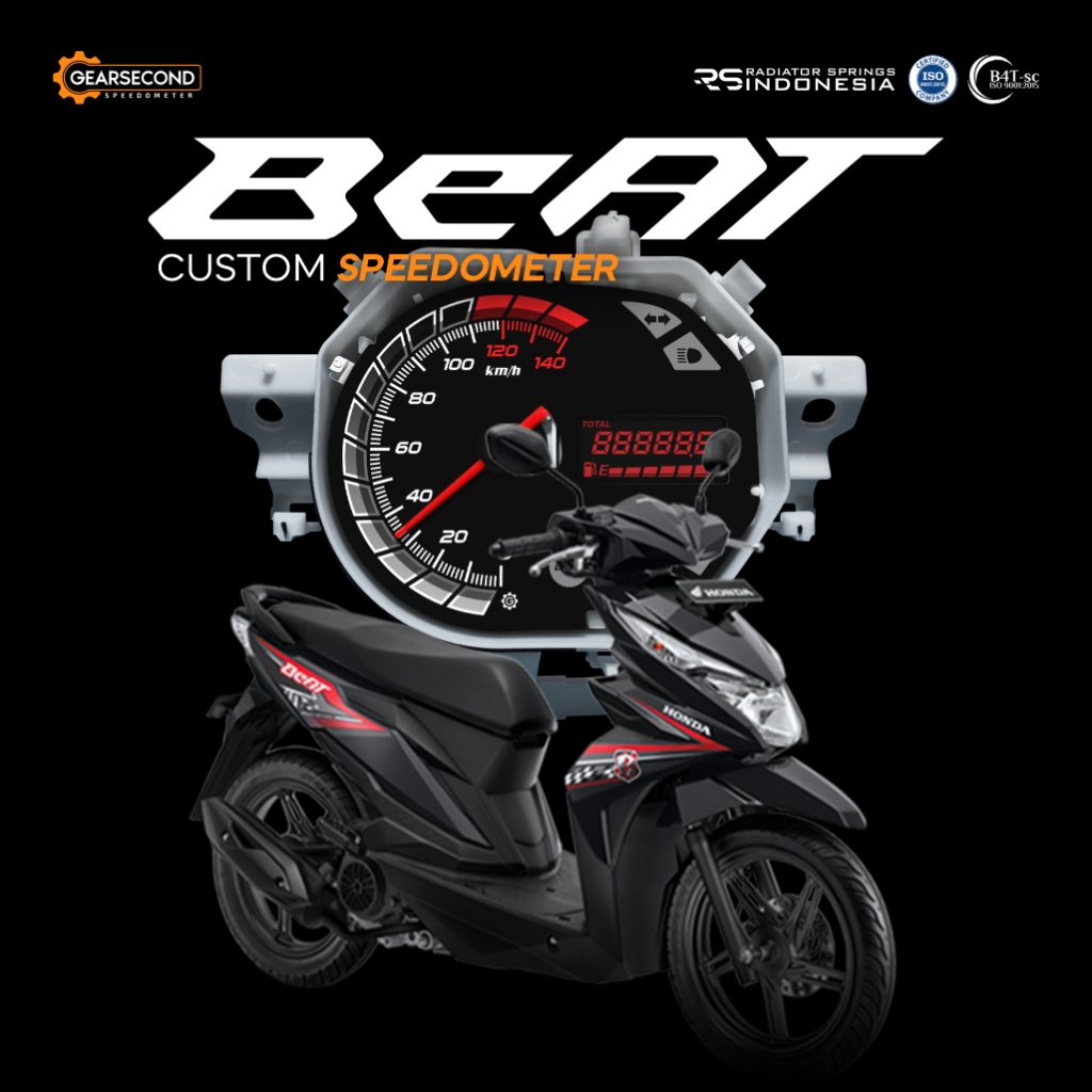 CUSTOM PANEL SPEEDOMETER - HONDA BEAT ESP (2017-2020) - GRS SPEEDOMETER