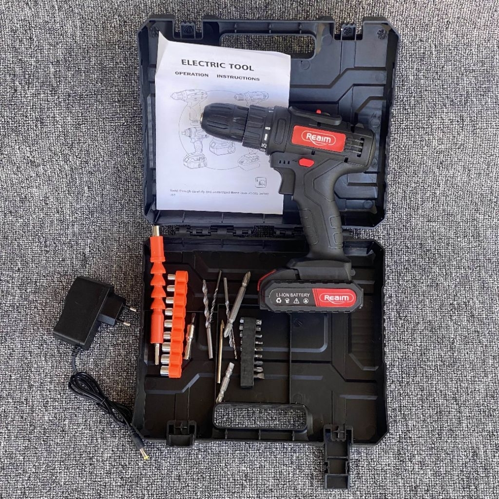 Bor Baterai Reaim Tanpa Kabel