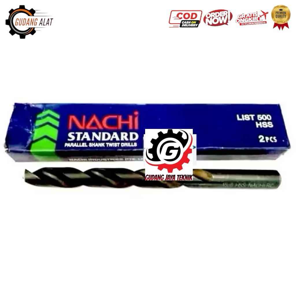 drill mata bor 16.5 MM NACHI mata bor besi 16.5mm hss original nachi baru