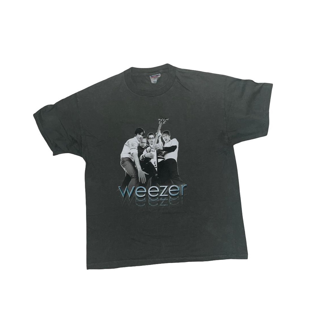 kaos/tshirt vintage band Weezer tour tahun 2000