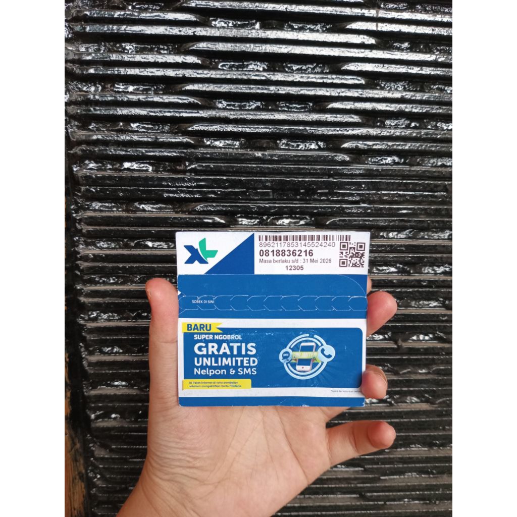 Kartu Perdana XL 10 Digit Prabayar