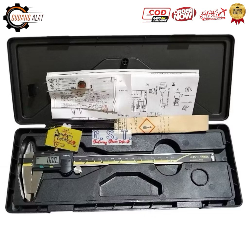 Sigmat Mitutoyo 200MM 8" Caliper Digital 200 MM 8inch MITUTOYO