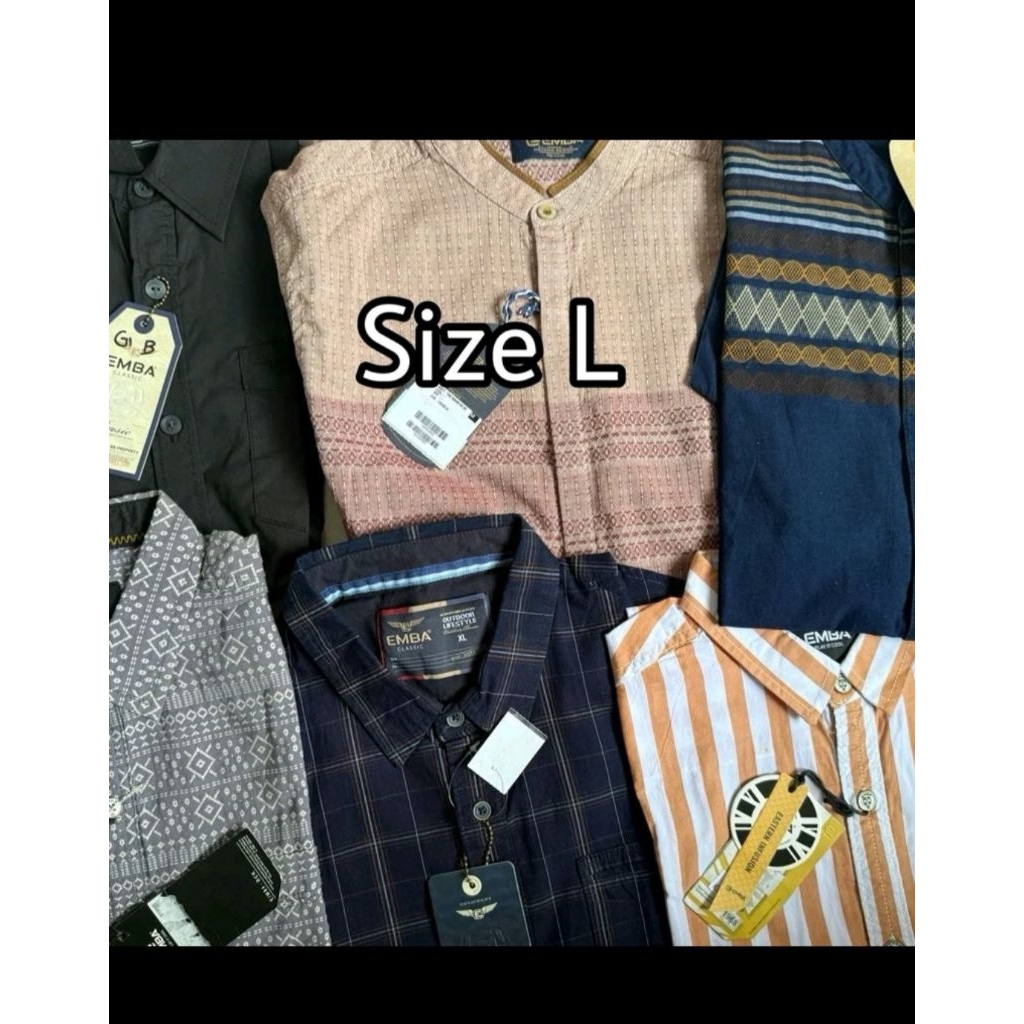 Kemeja Emba dan Used Original Ukuran L