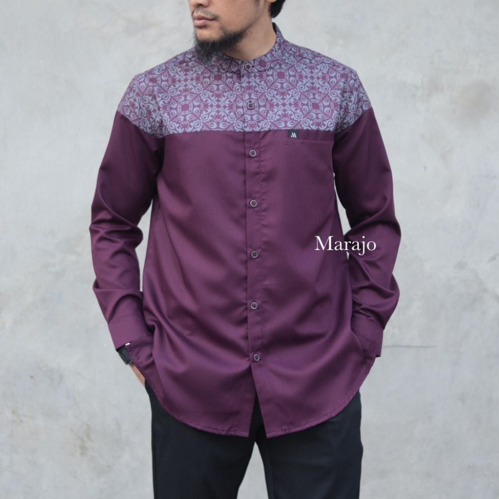 kemko Agam lengan panjang/kemko pria lengan panjang marajo