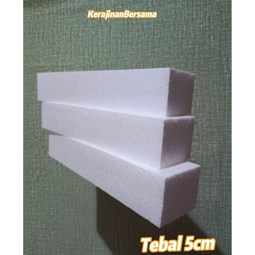 Styrofoam gabus untuk alas bunga/tusukan bunga tebal 5cm