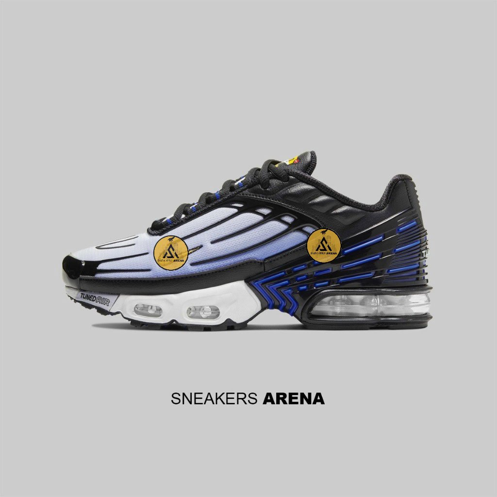 Sneakers Sepatu NK Air Max Plus TN 3 Blue Speed
