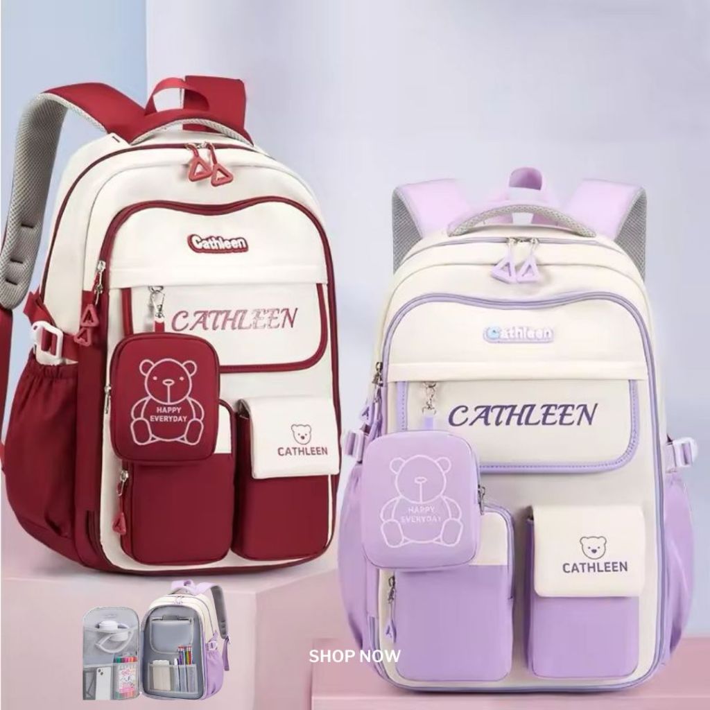 TAS SEKOLAH TERBARU ANAK CEWEK MODEL KULKAS TAS RANSEL FASHION SEKOLAH ANAK PEREMPUAN SD SMP SMA