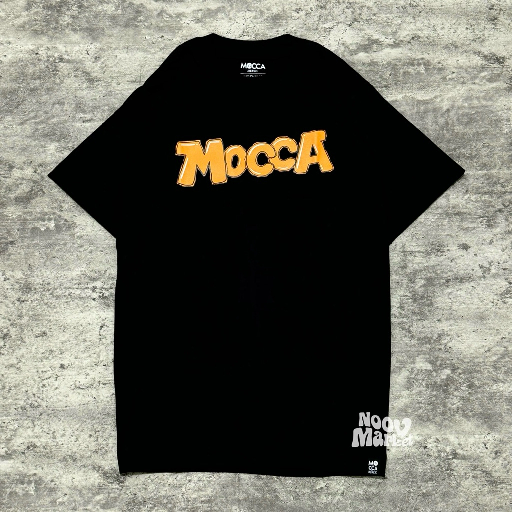 noov music merch Mocca - Logo Tshirt - Black | Official Merchandise | Noov Music Merchandise Kaos Pr