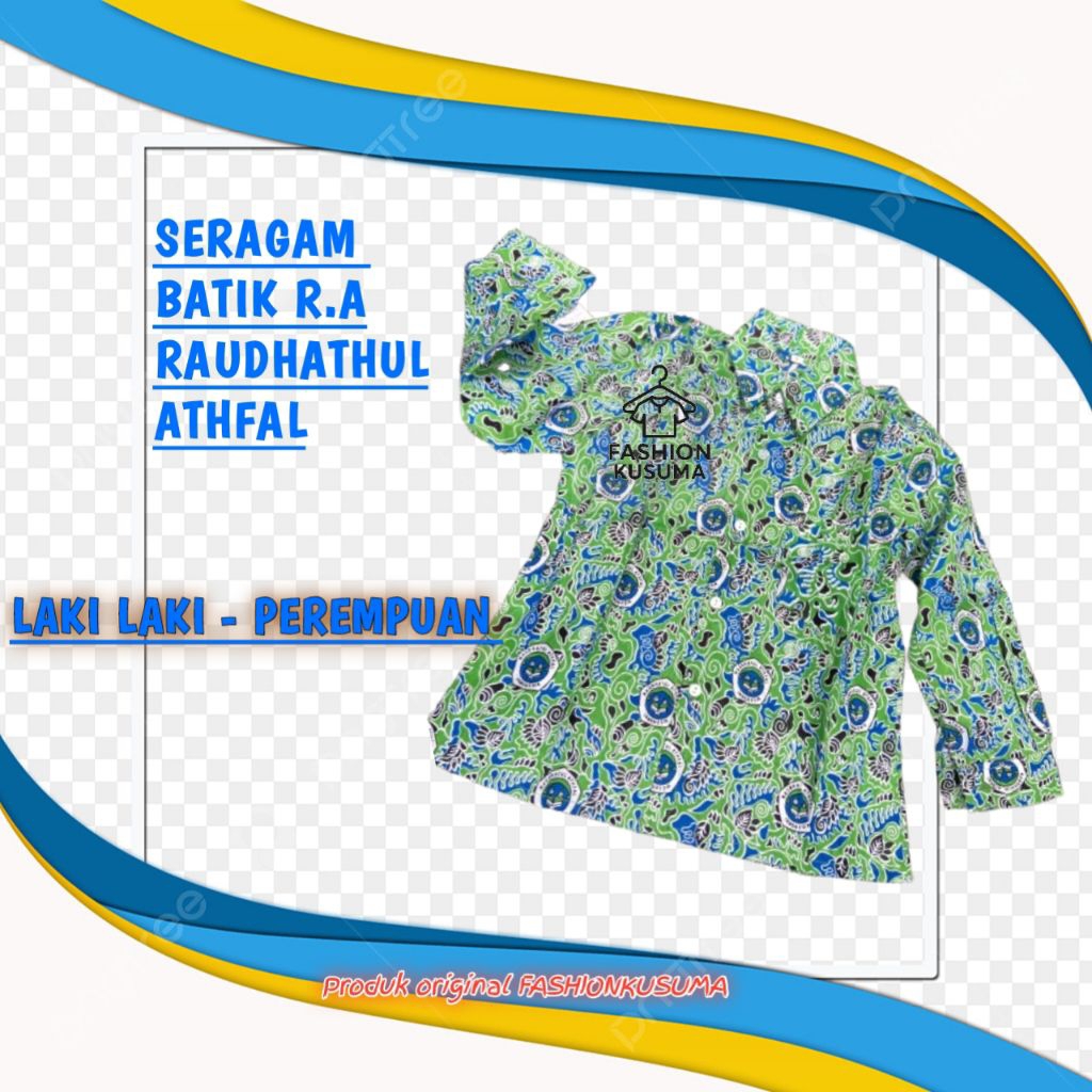 BATIK SERAGAM R.A (RAUDHATUL ATHFAL) //BATIK TK TERMURAH PRODUK PEKALONGAN