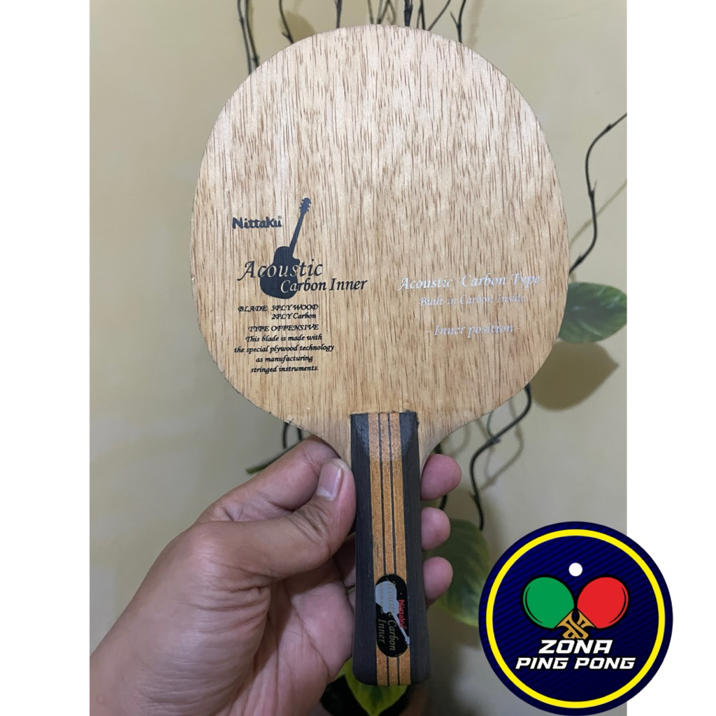 Nittaku Acoustic Carbon Inner Secon Bekas