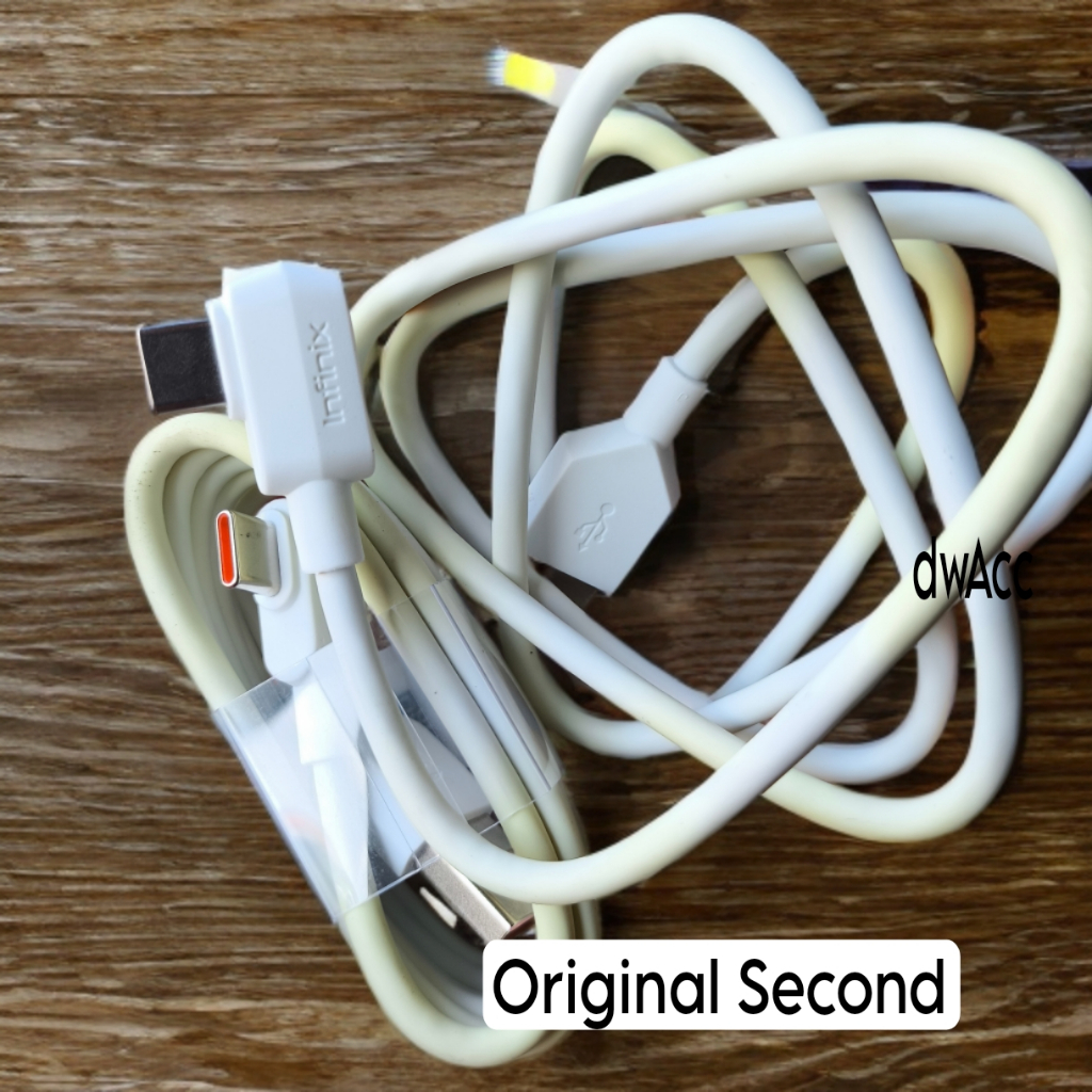 Kabel Data infinix GT 20 Pro / GT 30 5g. Original Bekas Second Fastcharging Type C