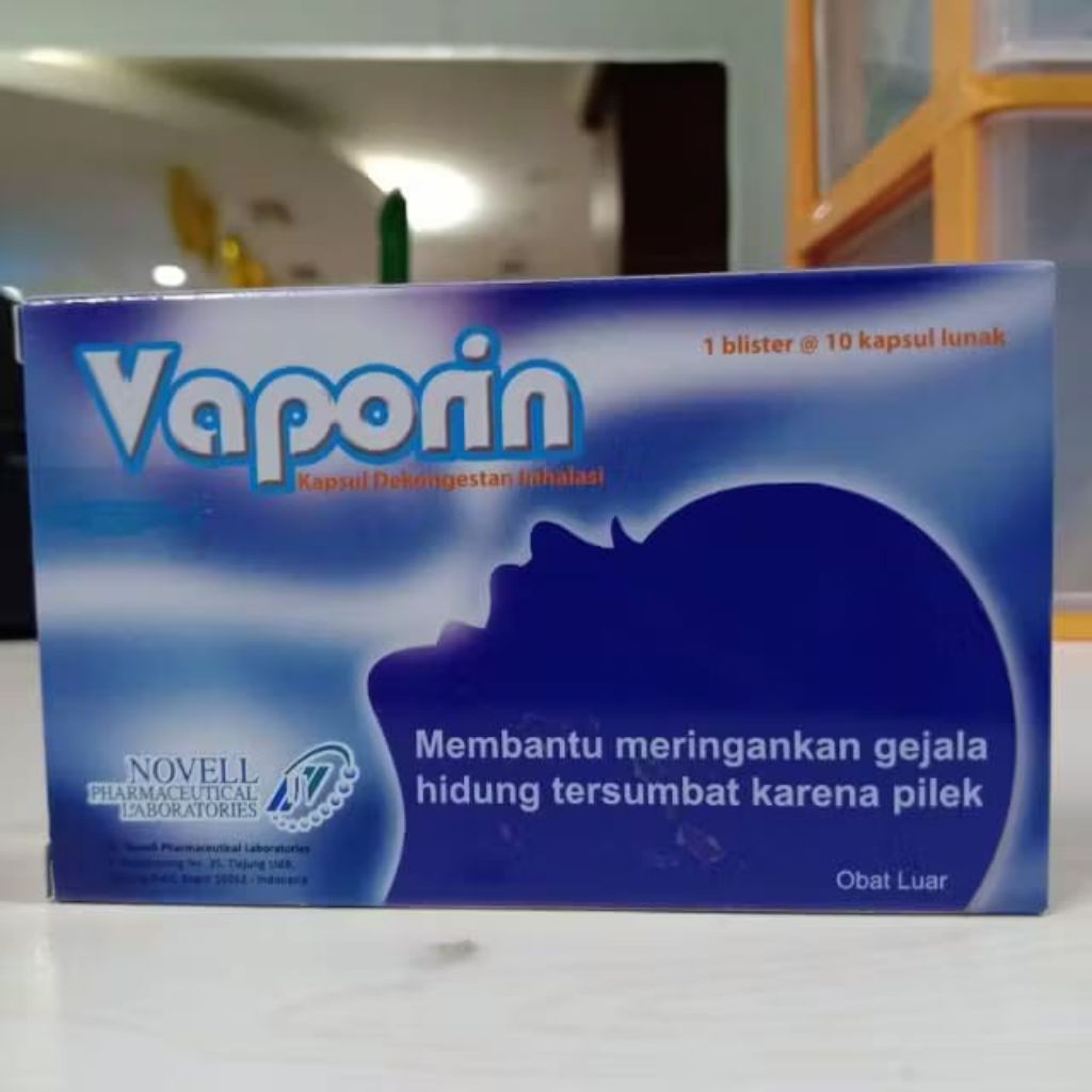 Vaporin kapsul Dekongestan Inhalasi