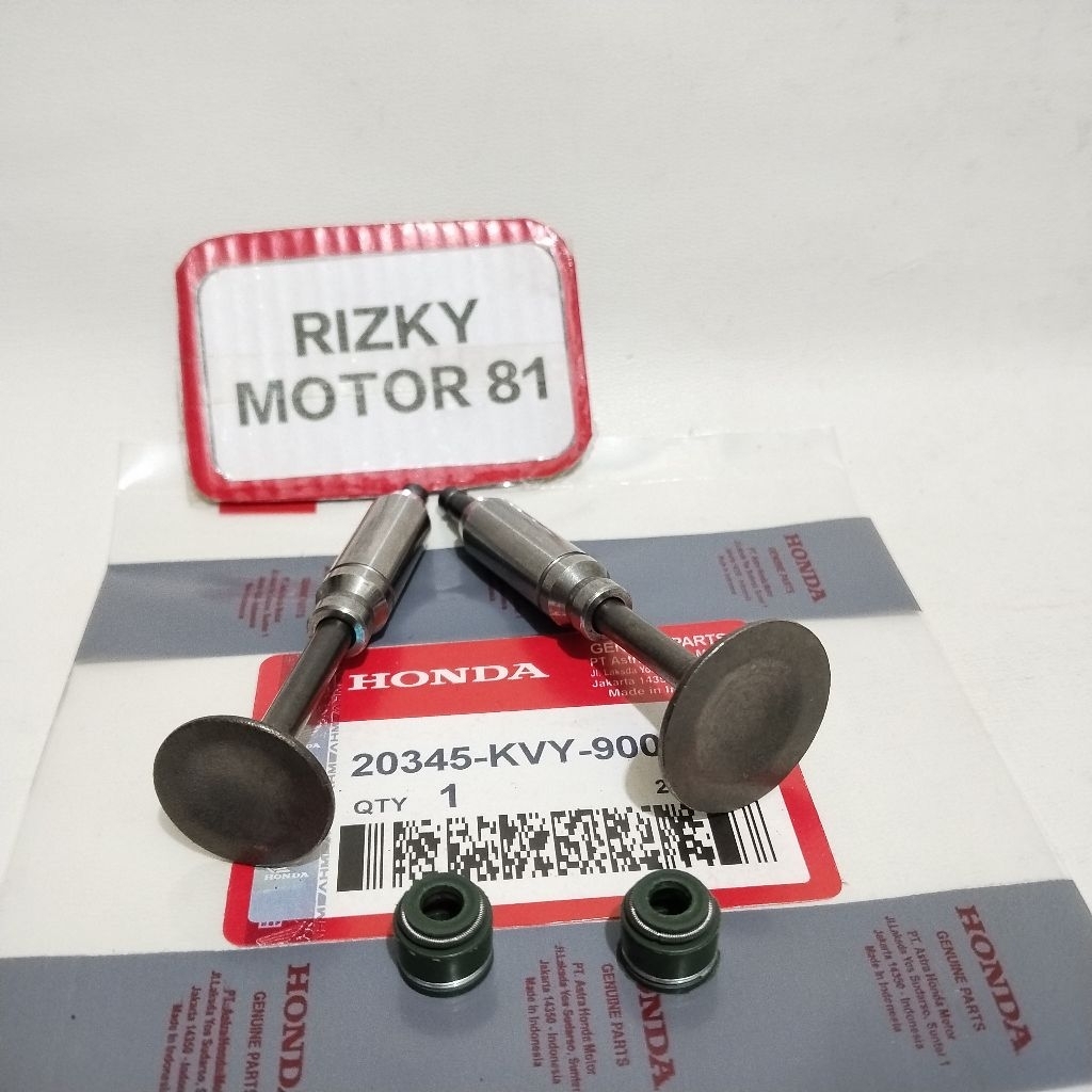 BOOSH BOS BOTOL KLEP+PAYUNG KLEP+SIL KLEP HONDA BEAT KARBU (KVY)