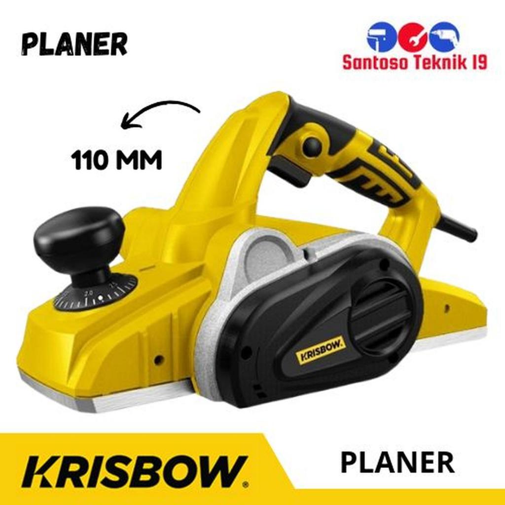 Krisbow Mesin Serut Kayu 110 mm / Mesin Ketam Kayu / Planer