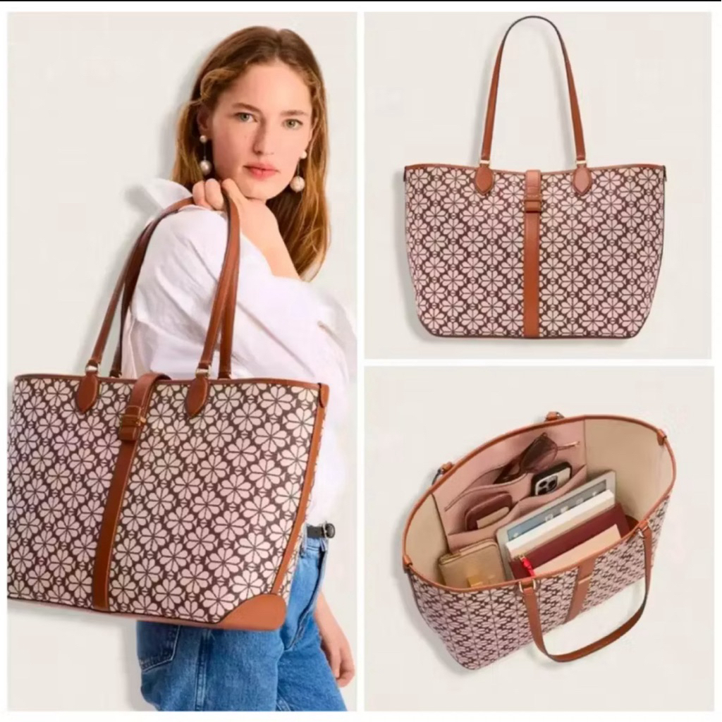 Tote KS Spade Flower Jag Large