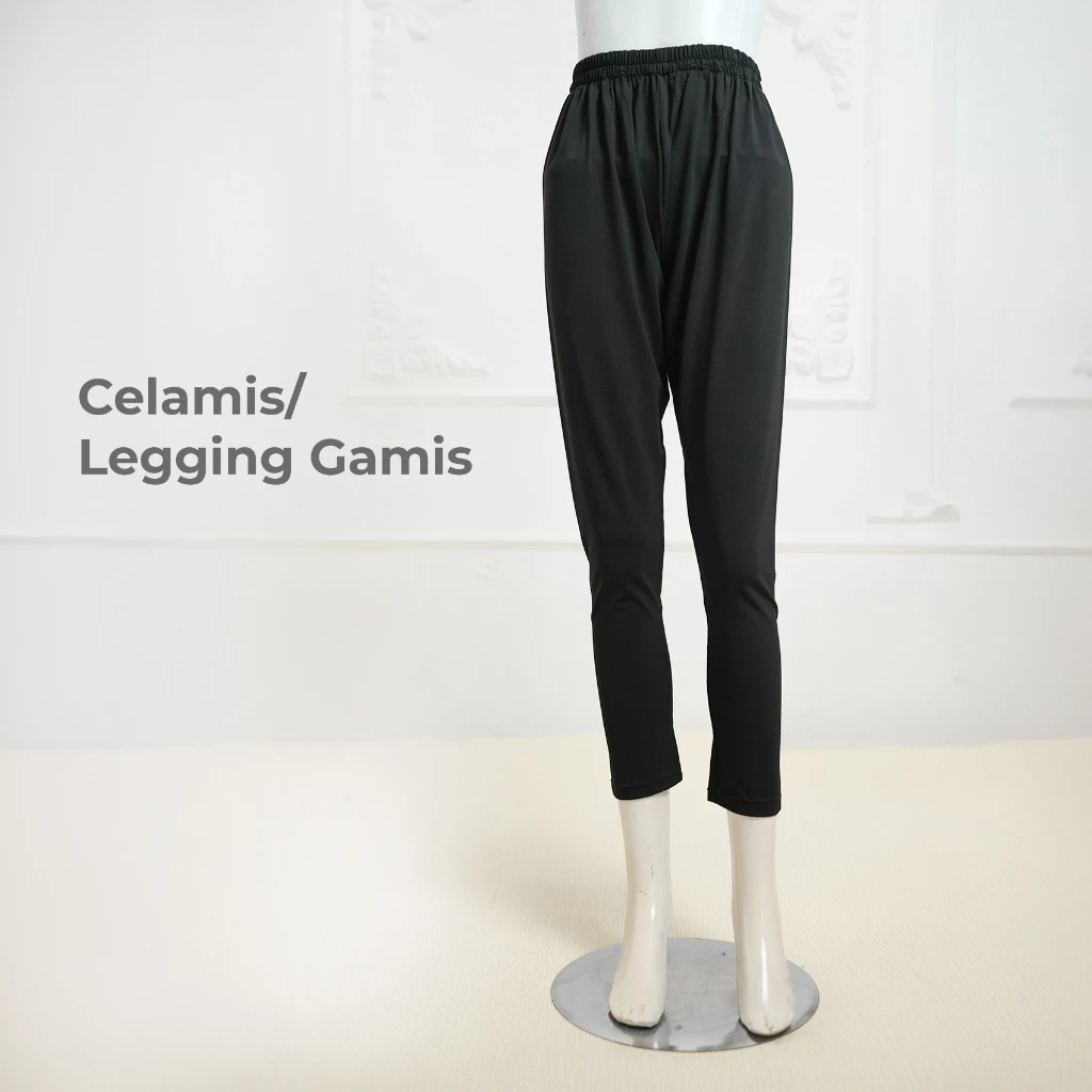 Zayra Hijab | Celamis | Legging Wanita Muslimah Tebal Premium Jumbo Adem Strech