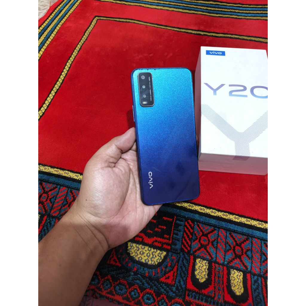 vivo y20 2021 64gb garansi resmi indonesia normal smua bagus hp bekas murah