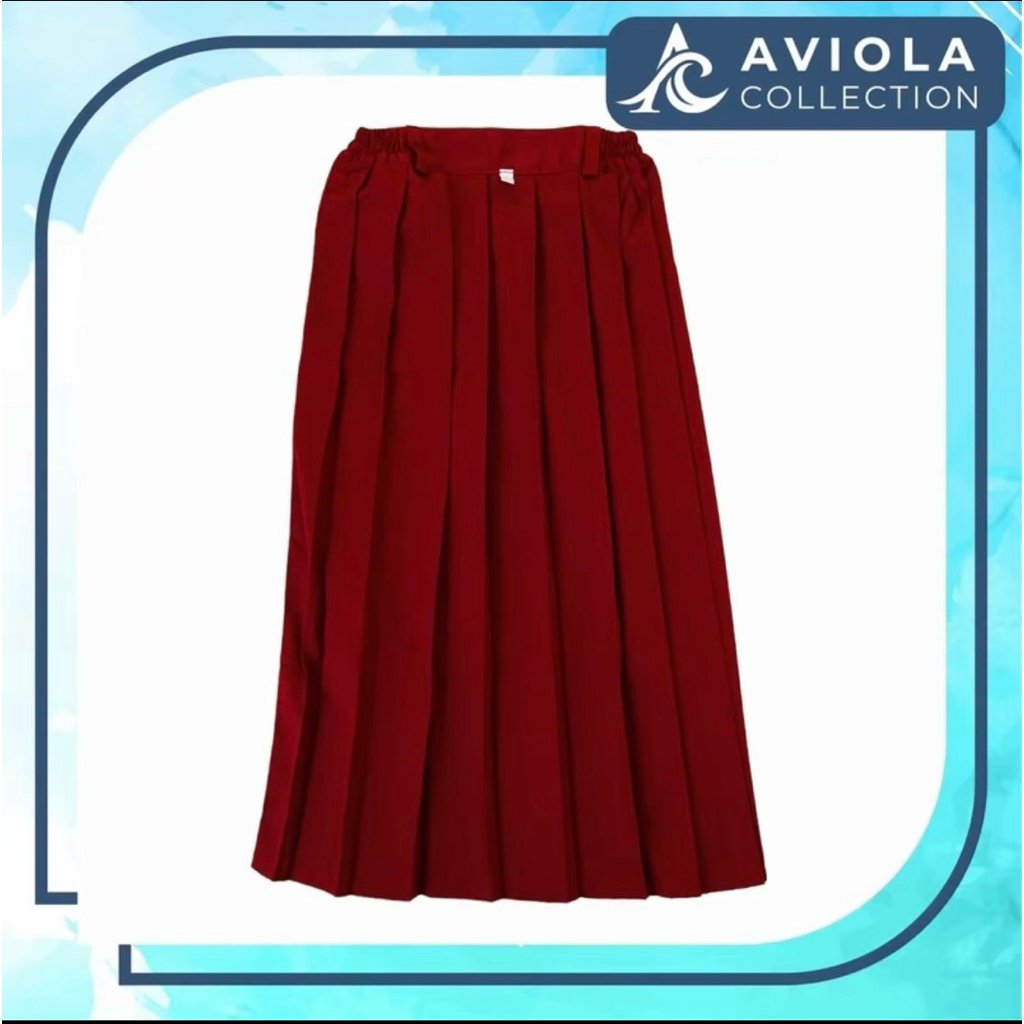 ROK SEKOLAH SD PANJANG MERAH - ROK PANJANG SEKOLAH SD