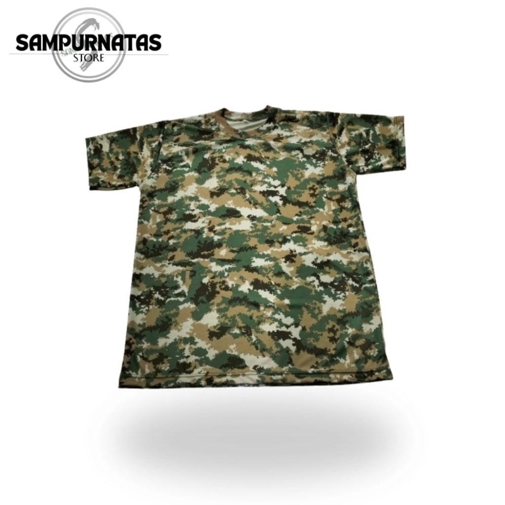 Kaos Doreng Hijau Sage Terbaru - Dryfit