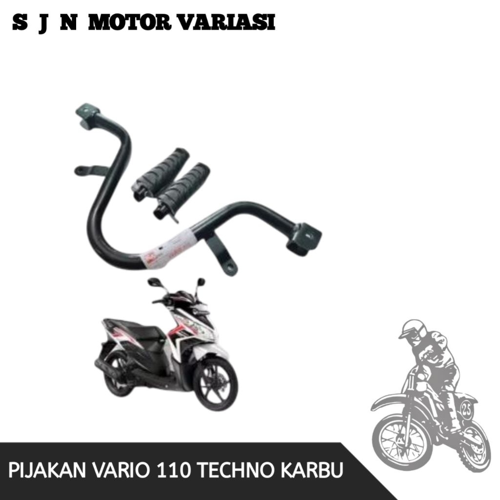 Footstep Vario 110 Karbu Step Vario 110 Karbu Satu Set High Quality PNP Vario 110 Techno Karbu SJN M