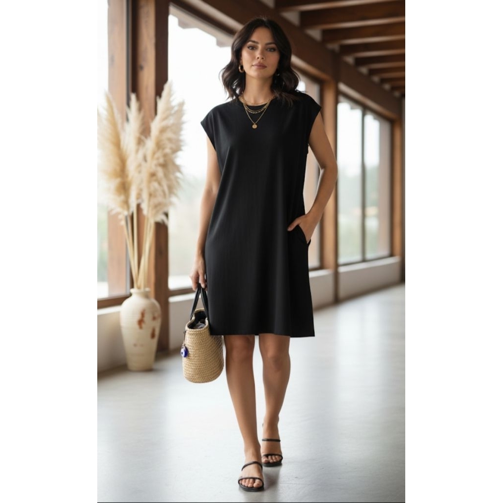 Dress Kaos GU Uniqlo / home dress Gu 01