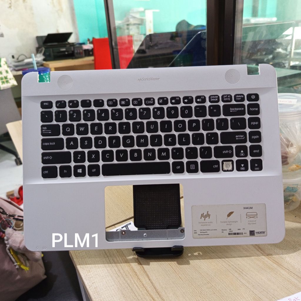 [ PUTIH ] Palmrest Asus X441 X411U X441B X441M X441N X441S Normal Tested Seken Original [ frame cove
