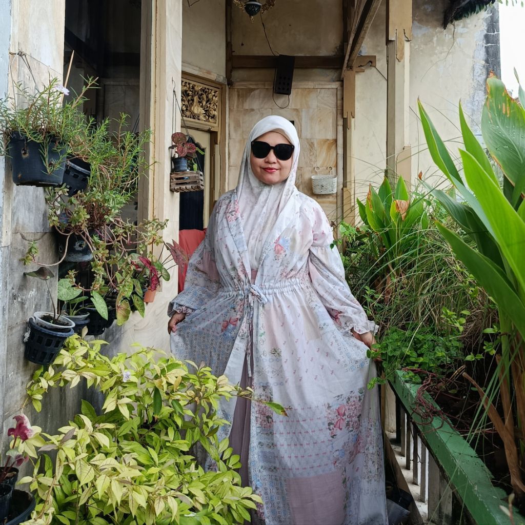 Benang Jarum BJ Enchantia Outer XL Mono Monogram Echantia BS Buttonscarves Shabby Chic Korean Style 