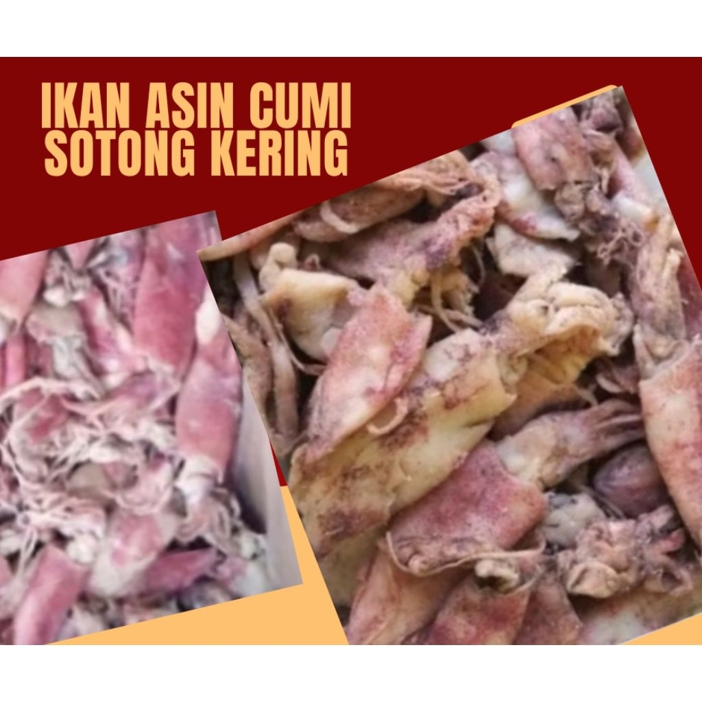 IKAN CUMI ASIN/ Cumi Asin Murah / Cumi Asin Enak / Cumi Asin Gurih