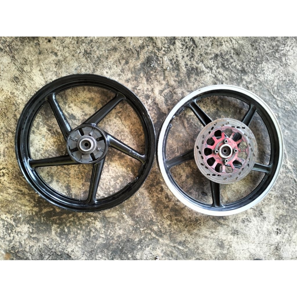 Velg pelek satria 2tak smash shogun Exel ORI lepasan