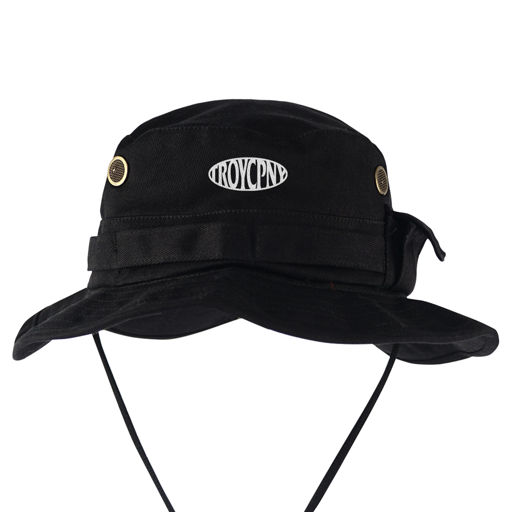 Troy Company Jungle Hat Boonie Hat Around - Topi Hitam Outdoor JHD 3419