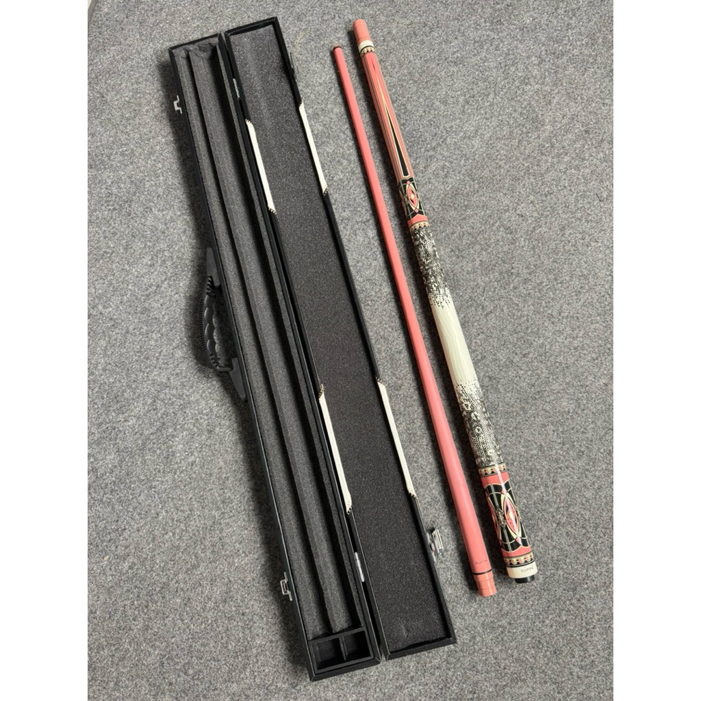 Cuppa pink carbon cue stick billiard