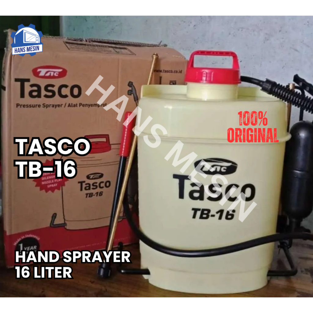 KNAPSACK HAND SPRAYER  16 LITER (TASCO) TB-16 / semprotan hama 16 liter