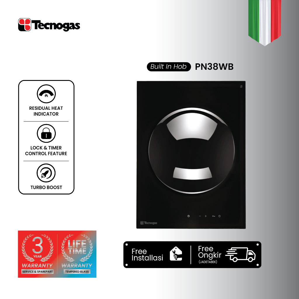 Tecnogas Kompor Tanam PN38WB