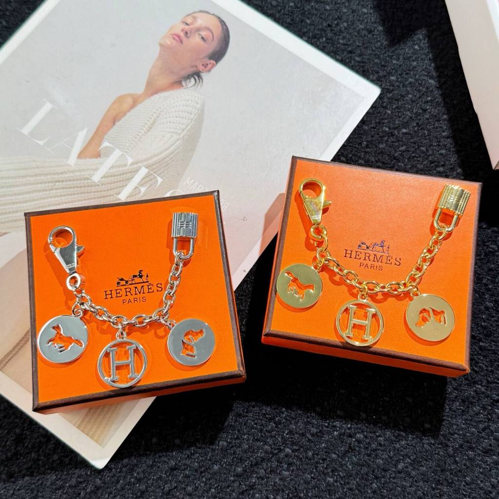 GANTUNGAN TAS HRMS BRELOQUE OLGA BAG CHARM