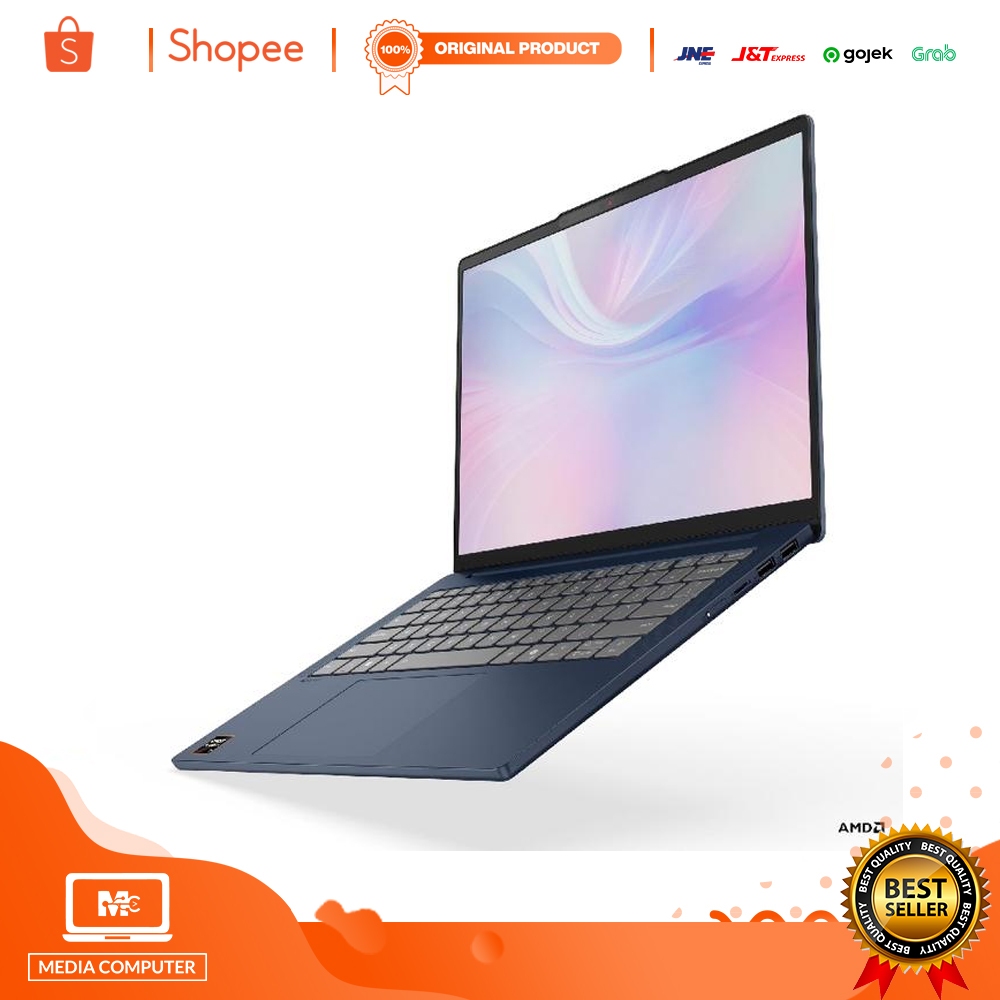 LENOVO IdeaPad Slim 5 14AKP10 83HX00B1ID OLED Ryzen AI 7 350 16GB 512GB W11 Home OHS M365 Cosmic Blu
