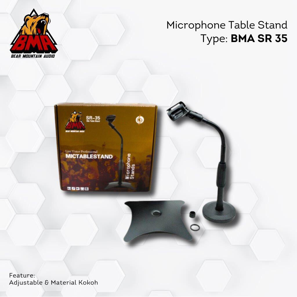 Stand Mic Meja BMA SR 35 / Microphone Table Stand BMA SR 35