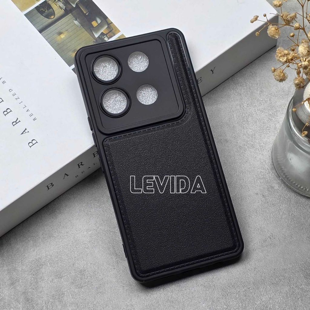 Luxury Case Leather Pro Kamera Black Infinix GT 10 Pro Infinix Gt 20 Pro