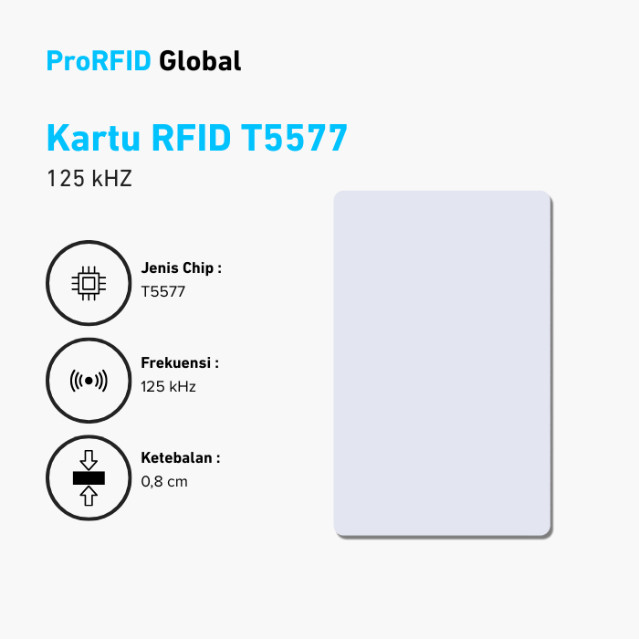Kartu RFID T5577 125 Khz
