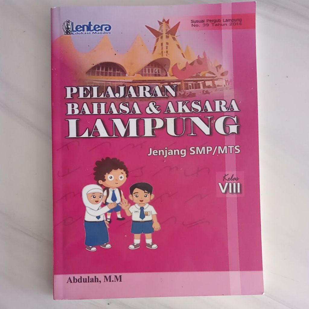 Buku Pelajaran Bahasa & Aksara Lampung | Bintang Lampung