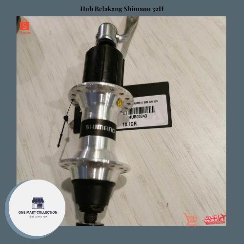 Hub Belakang Shimano 32H RM60 8 9 10 Speed V Brake