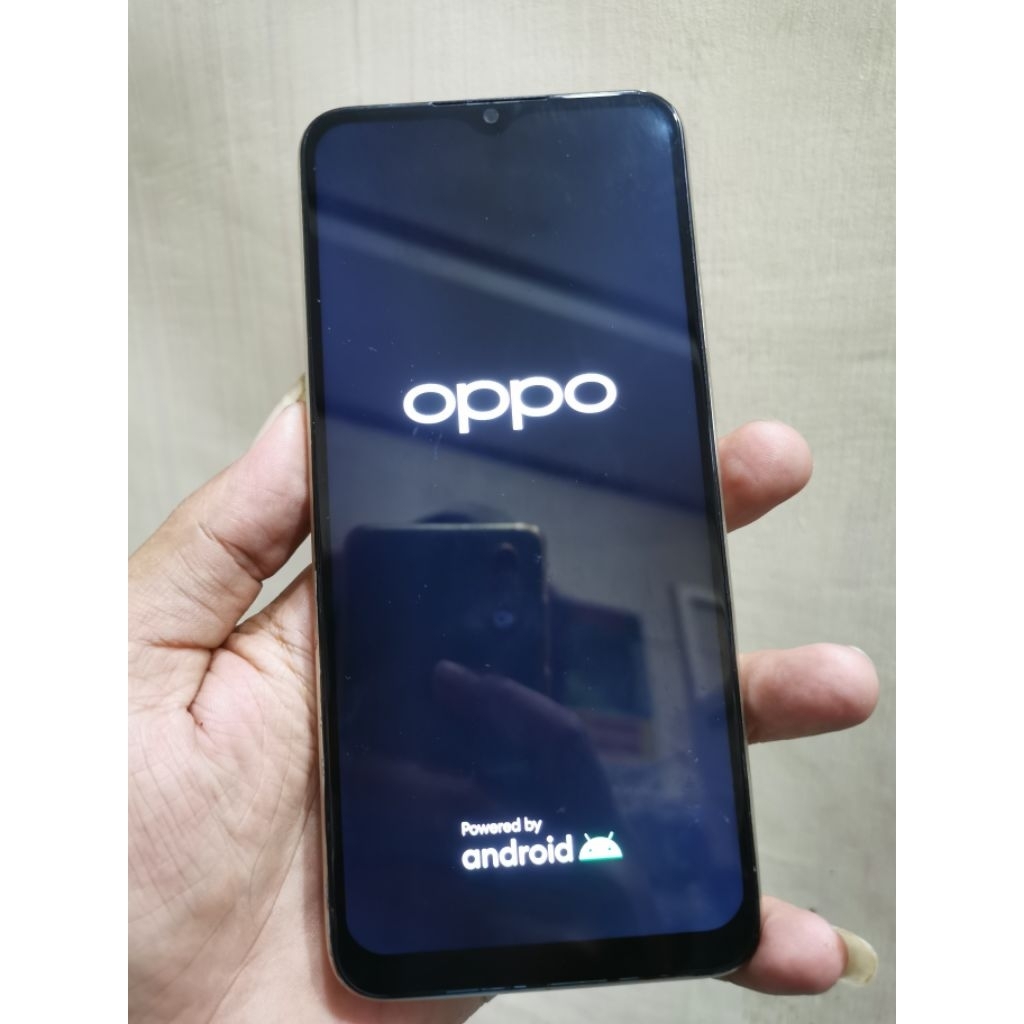 mesin oppo a17k original hang logo oppo