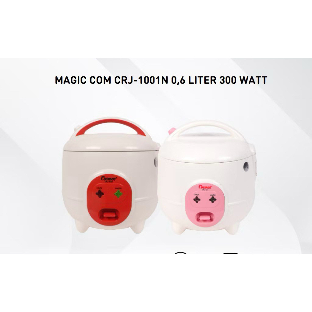 Cosmos Rice Cooker 0,6 Liter / Rice Cooker Cosmos CRJ 1001