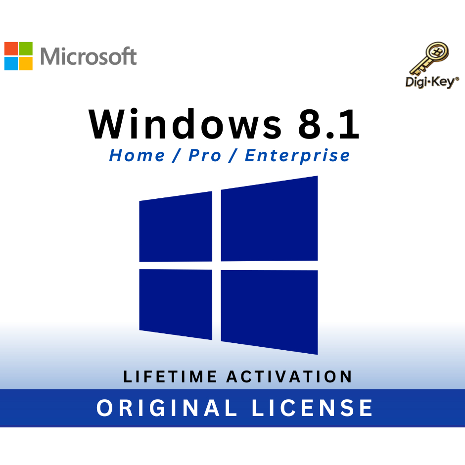 Windows 8.1 Home | Pro |  Enterprise ORIGINAL - Digital License.