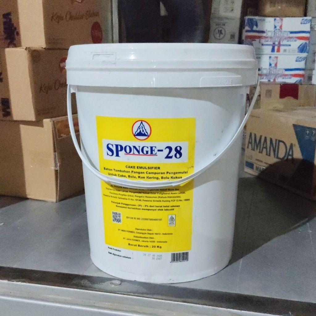 SP Sponge 28 Kemasan 20 Kg / Cake Emulsifier / Pelembut Kue / Cake Improver