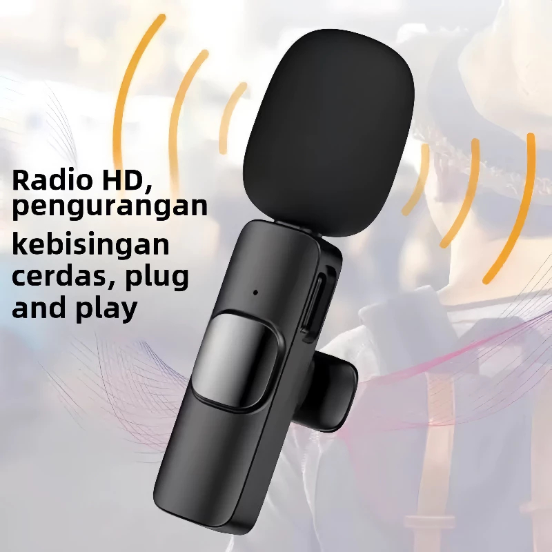 Mic Clip On Youtuber Wireless USB Type C / Mic Youtuber Bluetooth