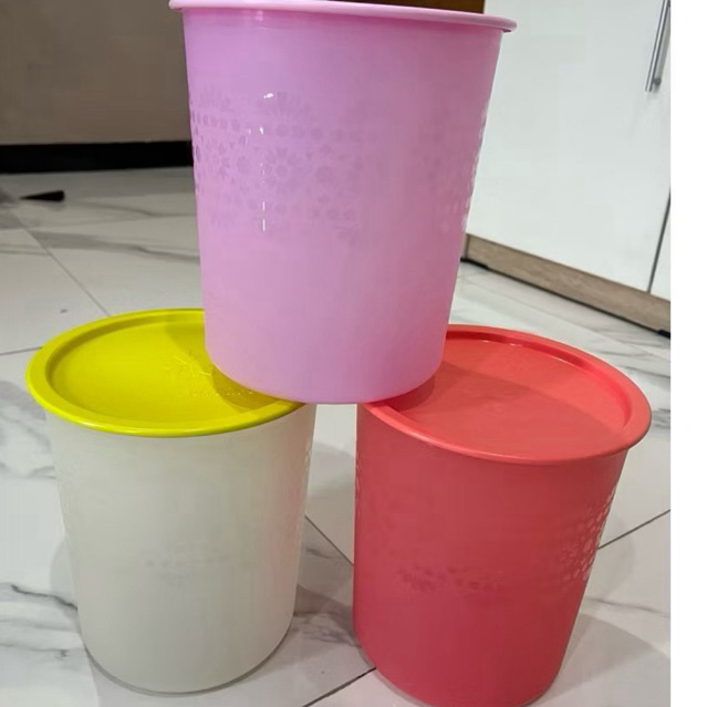 MOSAIC CANISTER LARGE  4 LITER /TOPLES Tupperware LARGE MOSAIC CANISTER