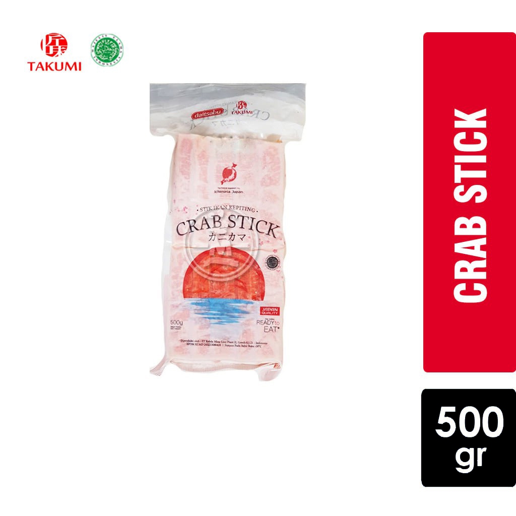 Crab Stick Takumi Kani Stick Daitsabu Takumi 500gr [KHUSUS INSTANT]