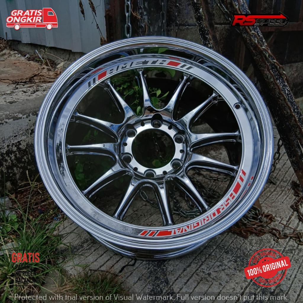 Velg Mobil R18 Black Chrome Pajero Fortuner || Velg Racing R18 Pajero Fortuner Everest Dmax Dll