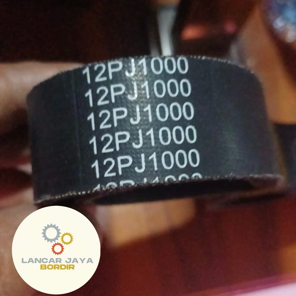 Belt 12PJ1000 & 10PJ1000 Belt Motor Mesin Bordir